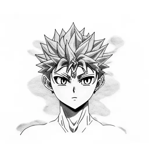killua zoldyck tattoo design idea