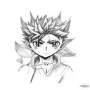 killua zoldyck tattoo design idea