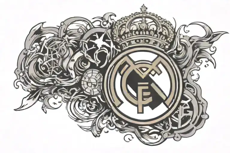 real madrid tattoo design idea