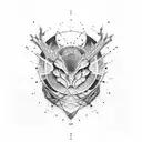 black and red ink simple quote tattoo design idea