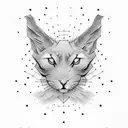 black and red ink simple quote tattoo design idea