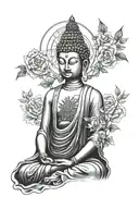 yama buddha tattoo design idea