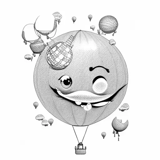 rubber ducks, hot air balloons, photos, mulan, cherry blossom, license plates, and Dave and buster  tattoo design idea