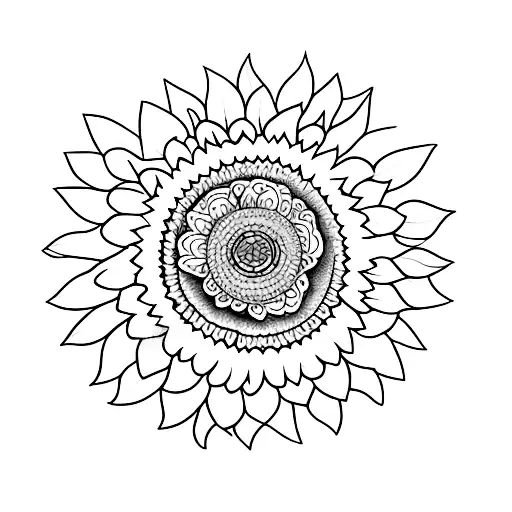 memorial tattoo for elechi who loved sunflowers tattoo design idea