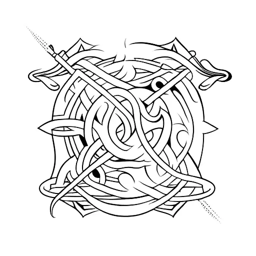 nordic religion tattoo design idea