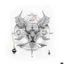 overthinker tattoo design idea