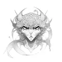 anime sleeve  tattoo design idea