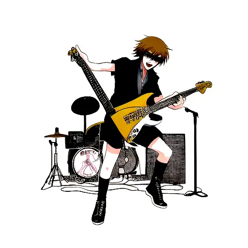 1043372 anime, guitar, music, manga, musician, guitarist, singing,  performance, stage, concert, performance art, bassist, rock concert, stage  anime concert HD wallpaper | Pxfuel