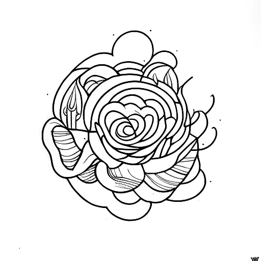 fleurs de naissance (février, avril, juillet, septembre) tattoo design idea