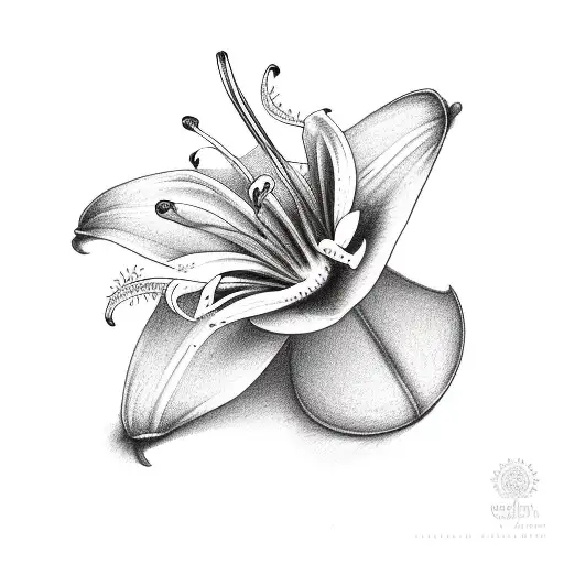 lily tattoo design idea