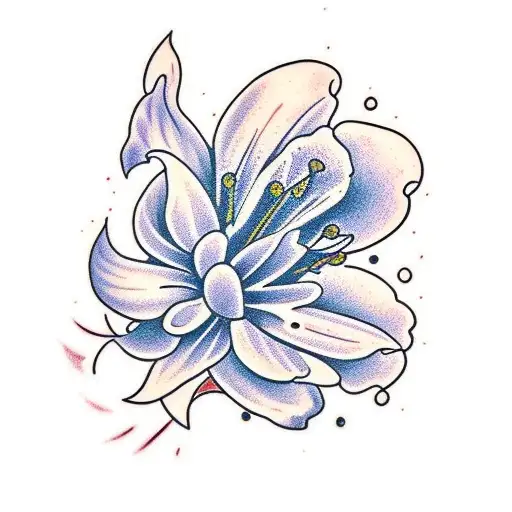 lily tattoo design idea