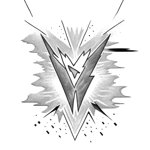 Lightning Bolt tattoo design idea