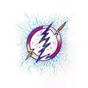 Lightning Bolt tattoo design idea