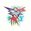 Lightning Bolt tattoo design idea