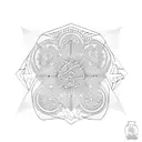 Lavender milk orange tattoo design idea