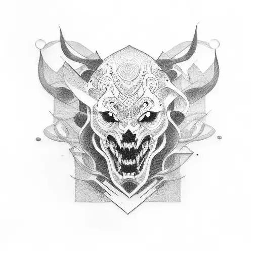 parents outline tattoo design idea