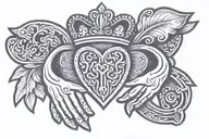 claddagh ring design tattoo design idea