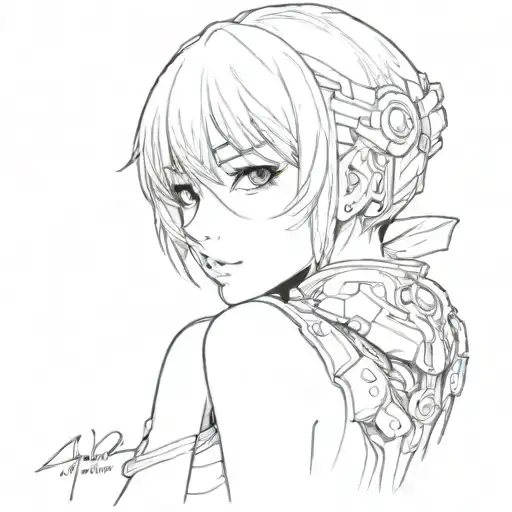 ayanami rei tattoo design idea