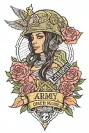 army mom tattoo design featuring tattoo design idea