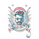 sexy hairy gay man  tattoo design idea