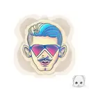 sexy gay man in jockstrap tattoo design idea