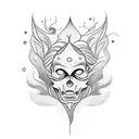 equanimity  tattoo design idea