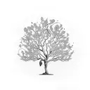 gnarly fig tree  tattoo design idea