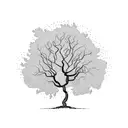 gnarly fig tree  tattoo design idea