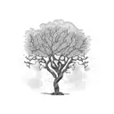 gnarly fig tree  tattoo design idea