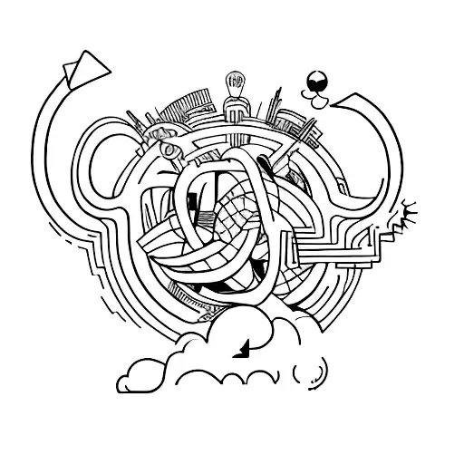 Ambitious, Out-of-the-box thinker, smart tattoo design idea