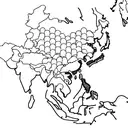 line art of indonesia map tattoo design idea
