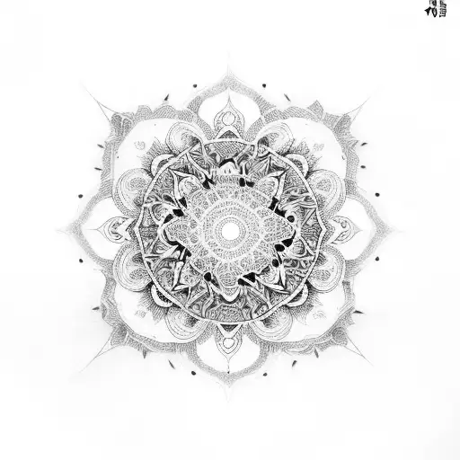 Mandala, japanese tattoo design idea
