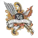 Job 3:16 bible verse tattoo design idea