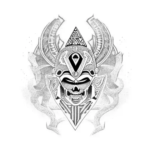 azteca warrior tattoo design idea