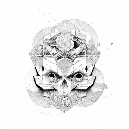 Leonardo davinci tattoo design idea