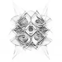 Leonardo davinci tattoo design idea