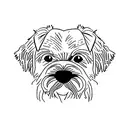 border terrier tattoo design idea