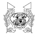 border terrier tattoo design idea