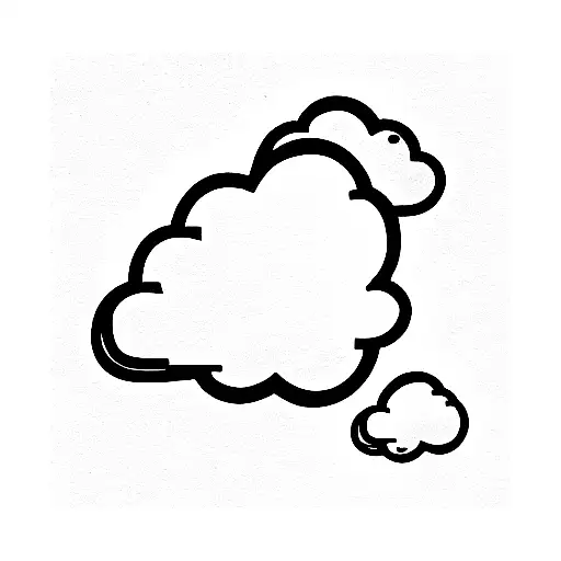 Every cloud has a silver lining. tattoo design idea