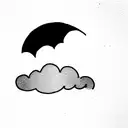 Every cloud has a silver lining. tattoo design idea