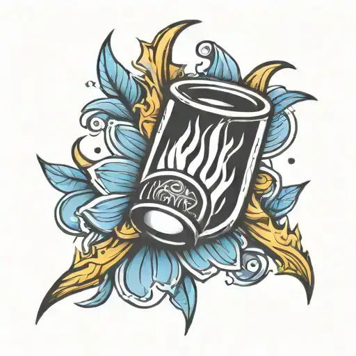 bomba molotov   tattoo design idea