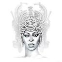 Beyonce  tattoo design idea