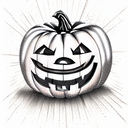 Jack O' Lantern tattoo design idea