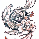 Autumn tattoo design idea