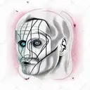 Horror hannibal lecter tattoo design idea