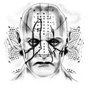 Horror hannibal lecter tattoo design idea