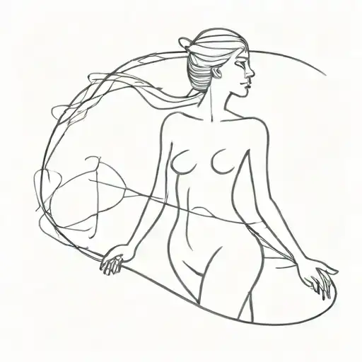 freedom, self-determination, peace of mind, flow of life, independence tattoo design idea