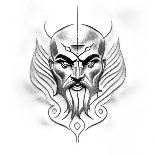 Zeus com Possêidon  tattoo design idea