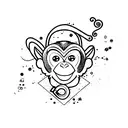  monkey tattoo design idea