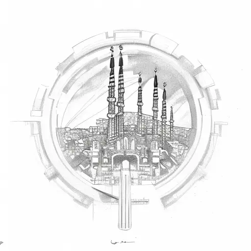 barcelona, greece, istanbul tattoo design idea